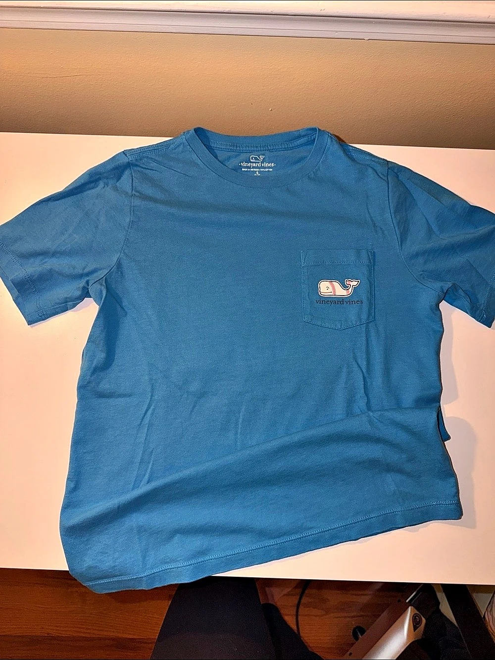 vineyard vines Graphic Short Sleeve Tee in Blue Size Small
